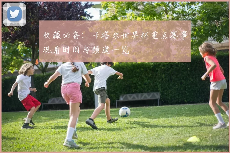 收藏必备：卡塔尔世界杯重点赛事观看时间与频道一览
